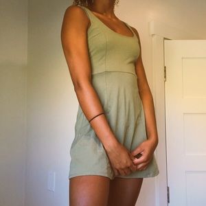 Olive/sage Green tank dress